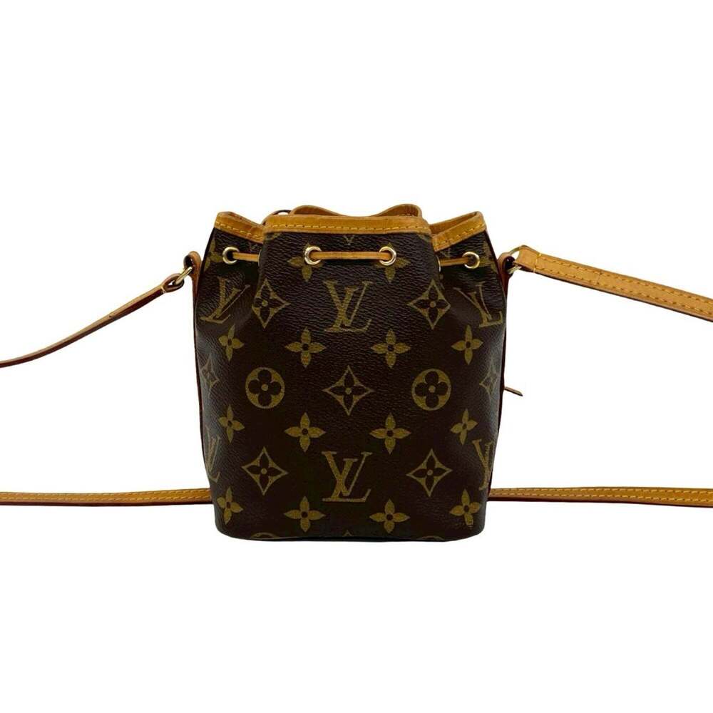 LOUIS VUITTON Authentic Brown Monogram Leather Shoulder Bag - Picture 3 of 9